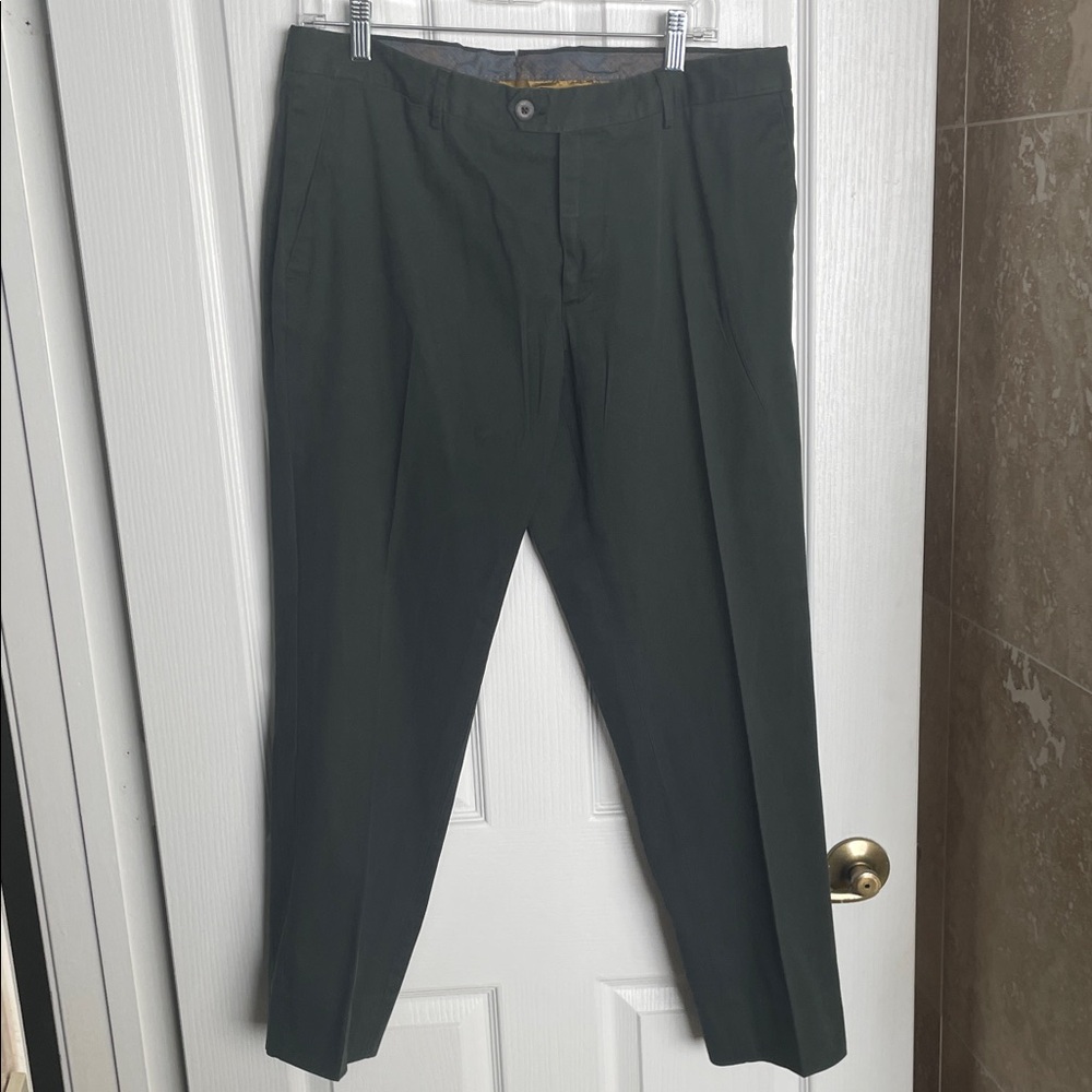 ETRO - Hunter Green Slacks.